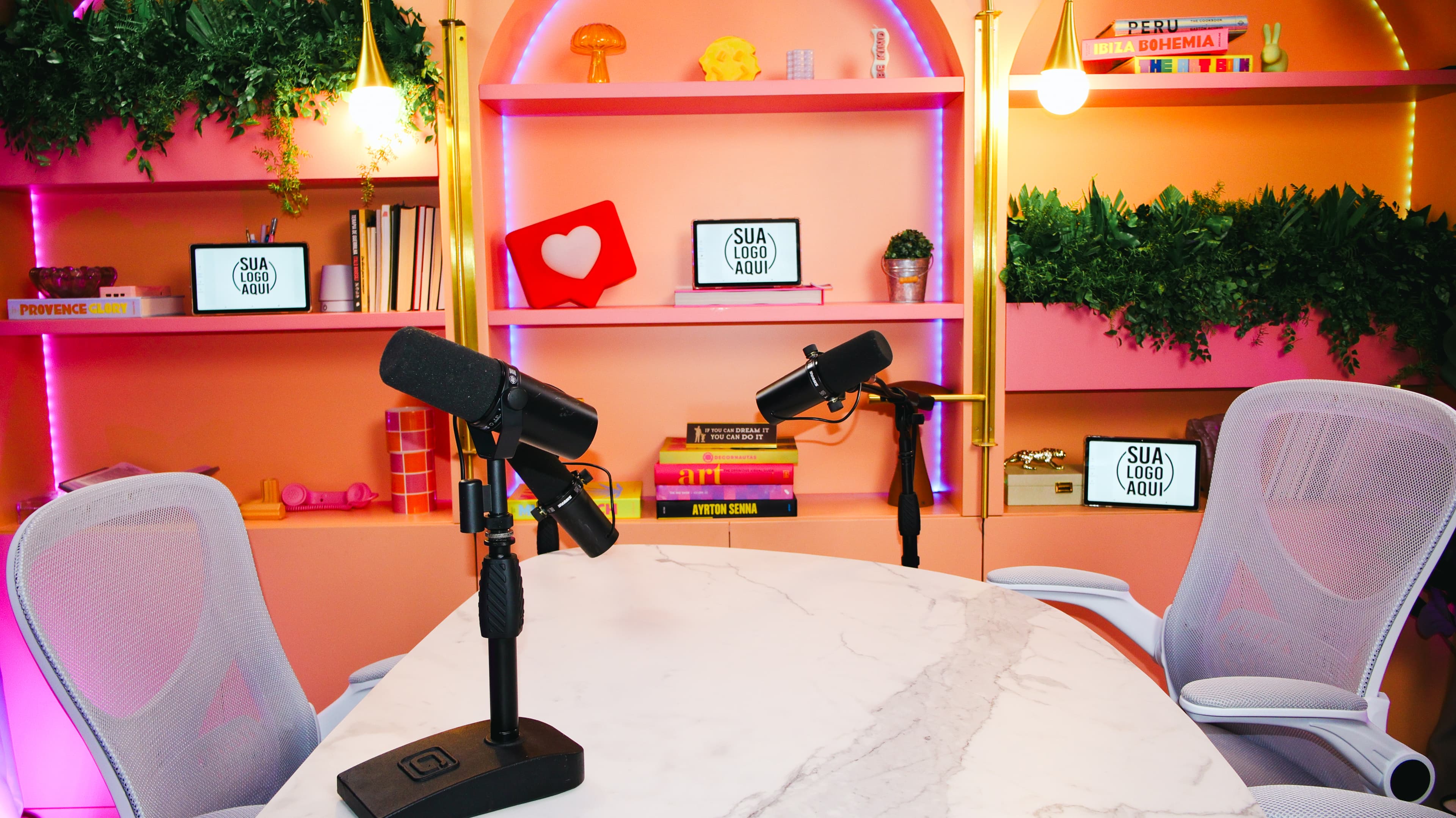 Sala Lemonade — cenário editorial